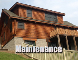  Mount Jackson, Virginia Log Home Maintenance